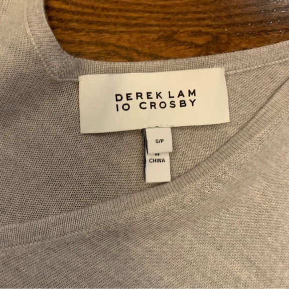 Derek Lam 10 Crosby Cropped V Sweater - Picture 3 of 9